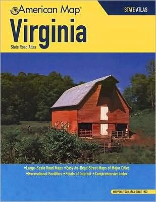 American Map 301723 Virginia State Road Atlas