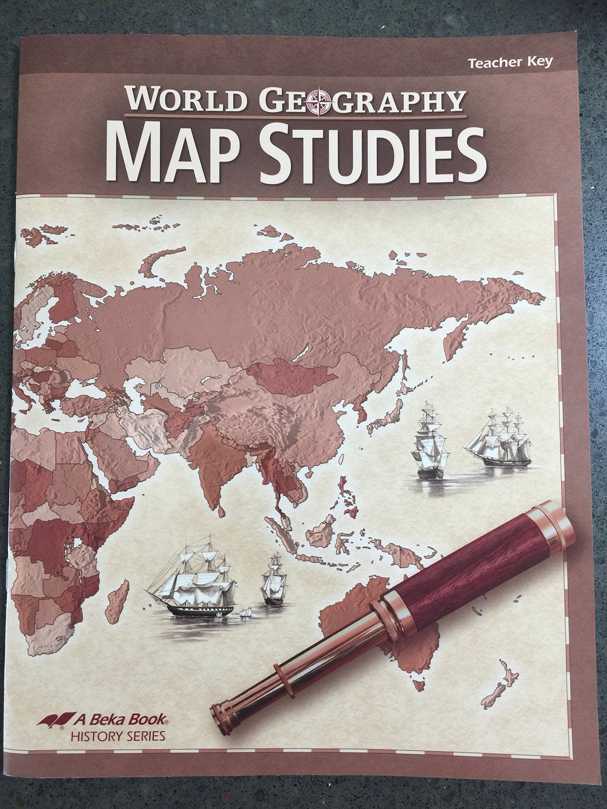A Beka Book World Geography Map Studies Teacher Key (Ninth Grade)