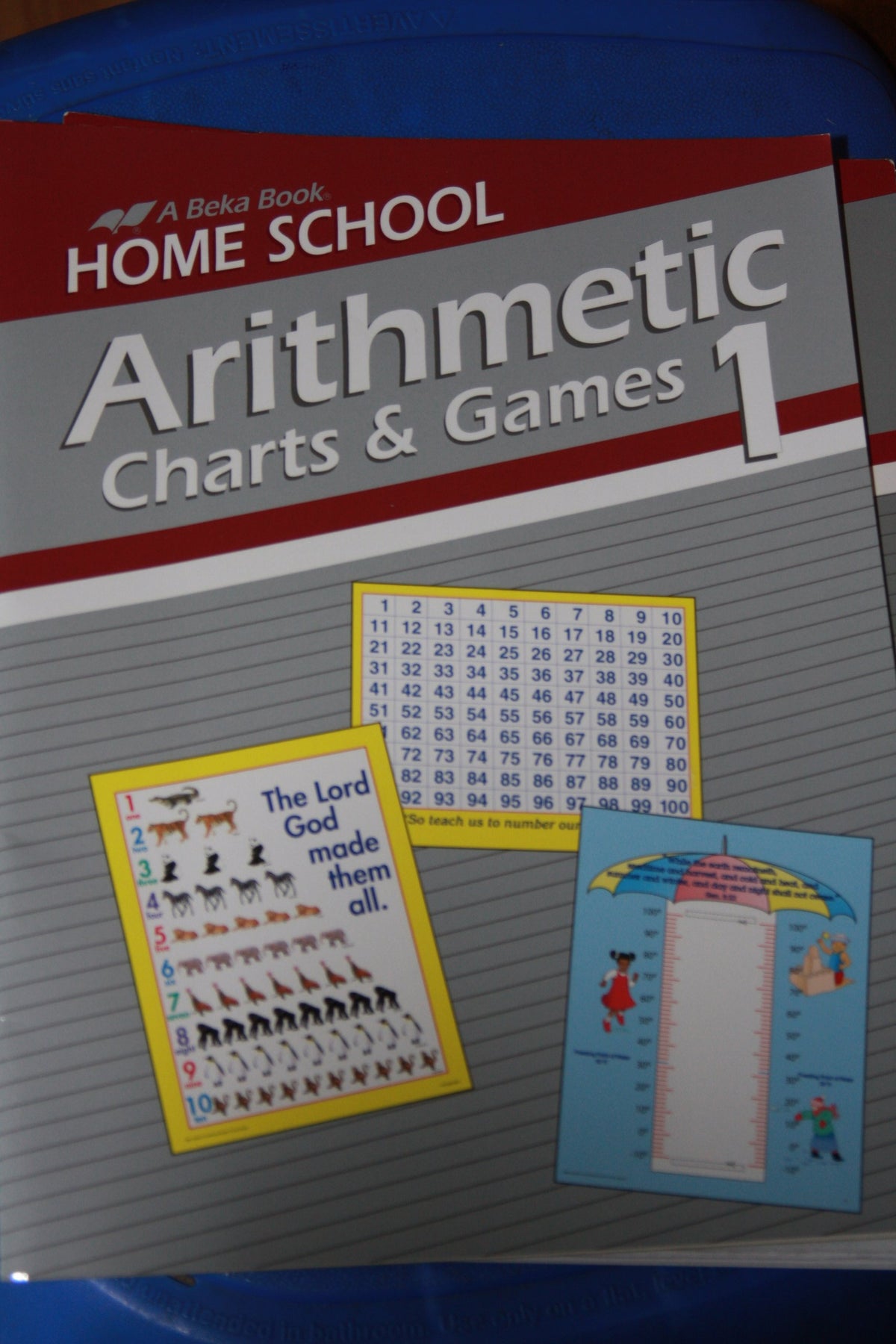 Abeka Arithmetic Charts and Games 1 (A Beka Book Home School Teacher Materials)