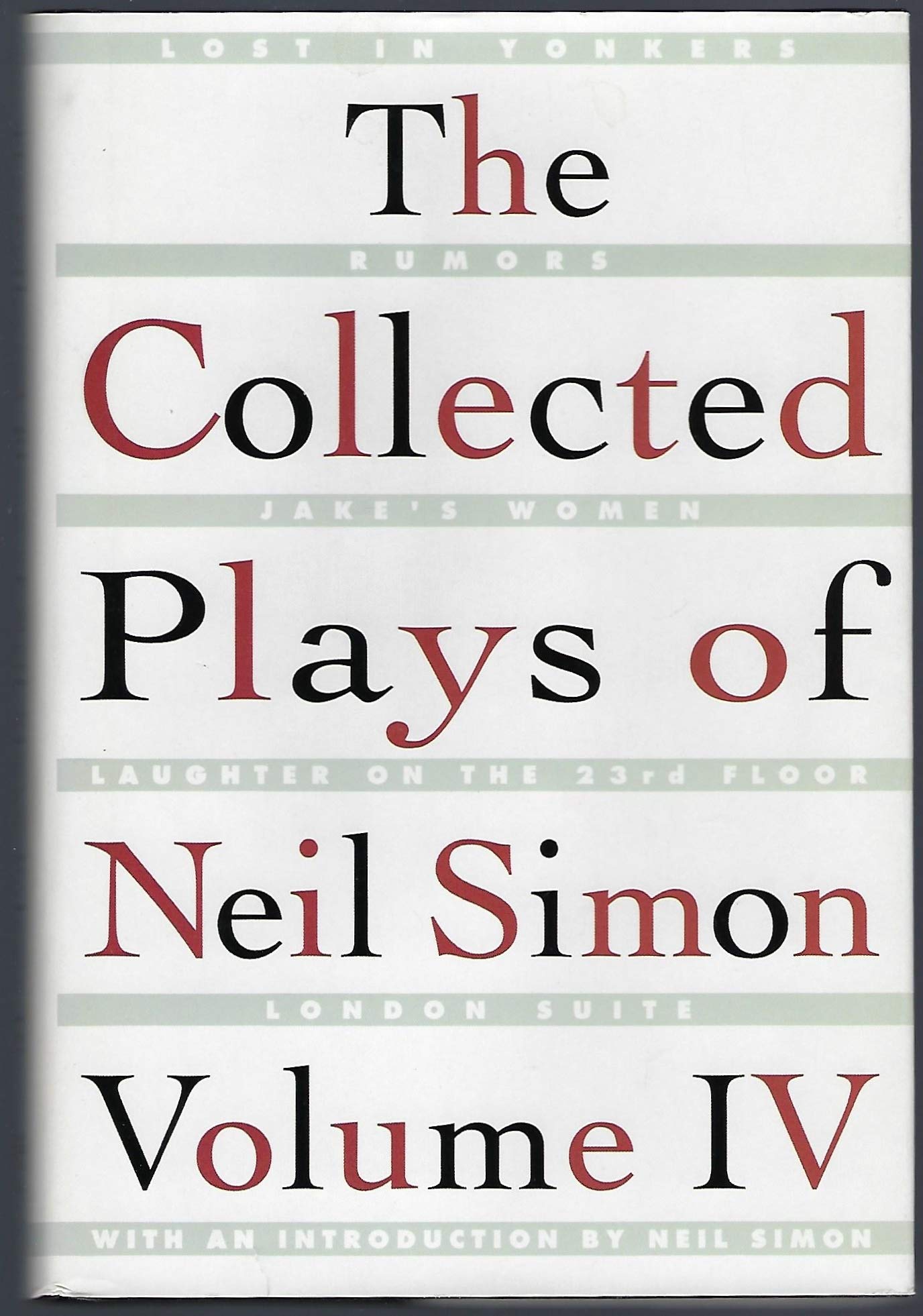 The Collected Plays of Neil Simon (Volume IV) - 9355