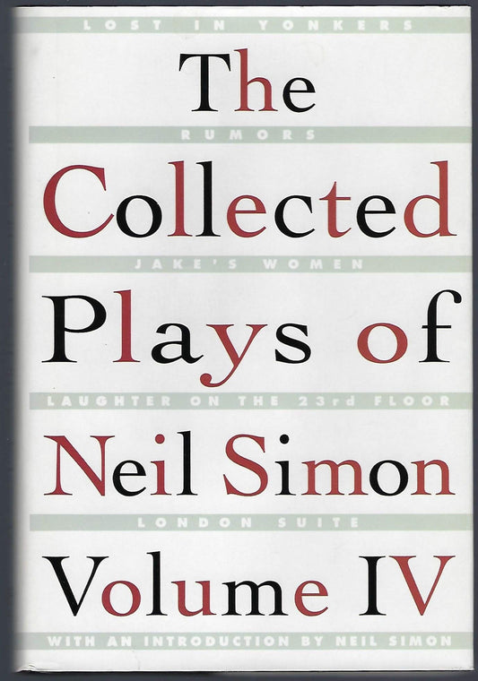The Collected Plays of Neil Simon (Volume IV) - 9355