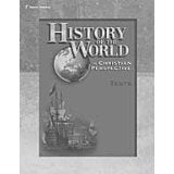 Abeka History of the World Tests Third Edition