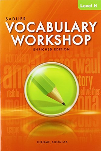 Vocabulary Workshop Enriched Edition Level H - 3757