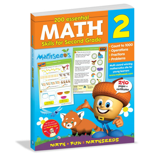 Math for 2nd Grade Workbook - 200 Essential Math Skills (Reading Eggs) - 507