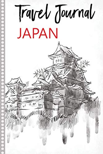 Travel Journal Japan: Diary or Notebook, 108 pages ILLUSTRATED, Holiday Activity Book to Be Filled, Diary Book for his Travel, Gift to Offer - 4137