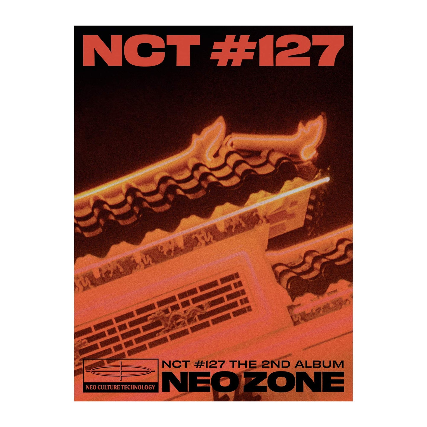 NCT #127 2nd Album Neo Zone [T Version] (incl. 160pg Photobook, Lenticular Card, Sticker, Mini Sticker Set, Photocard, Circle Card + Folded Poster)