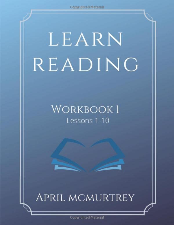Learn Reading Workbook 1: Lessons 1-10