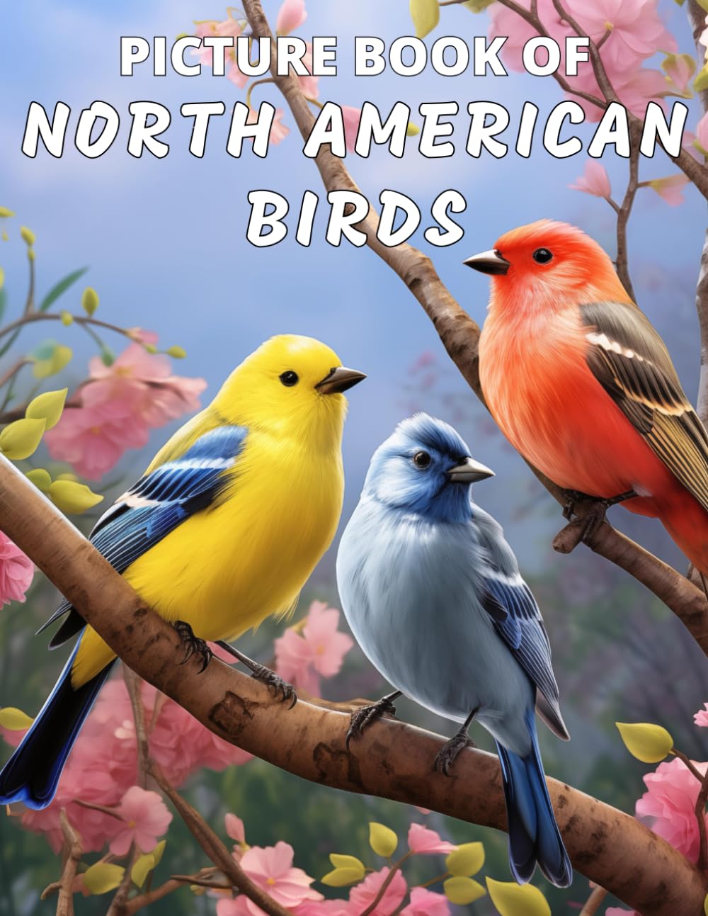 Picture Book Of North American Birds: Colorful Extra-Large Print Bird Pictures With Names | A Gift/Present Book for Alzheimer's Patients, ... and Other Life Challenges (Dementia Books) - 6607