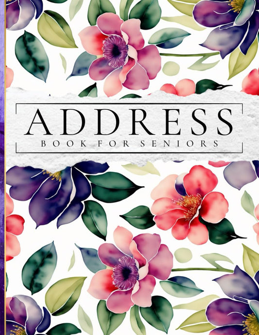 Address Book For Seniors - 9832