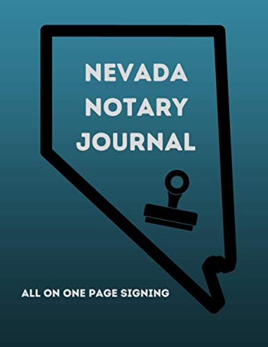 Nevada Notary Journal: All in One Page Signing for Nevada Notaries and Signing Agents - 93