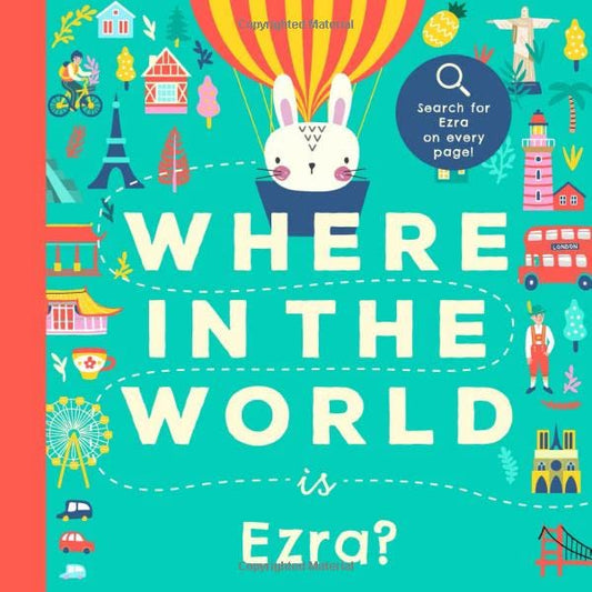 Where In the World is Ezra?: A Cultural Search-and-Find Journey Around the World Starring Ezra! (Personalized Children’s Book Gift) - 8519