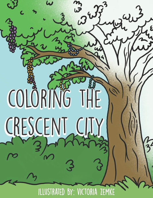 Coloring the Crescent City: A New Orleans Coloring Book - 4034