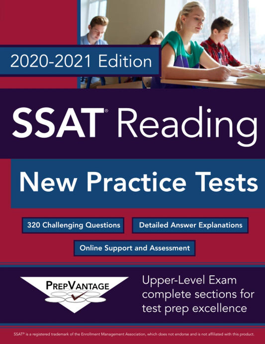 SSAT Reading: New Practice Tests, 2020-2021 Edition