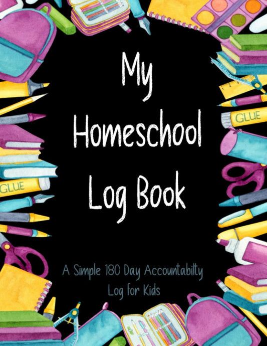 My Homeschool Log Book, A Simple 180 Day Accountability Log for Kids: Track Homeschooling Attendance, Assignments, Books Read, Online Login and Passwords - 41