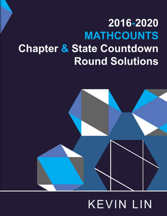 2016-2020 MATHCOUNTS Chapter & State Competition Countdown Round Solutions - 9719