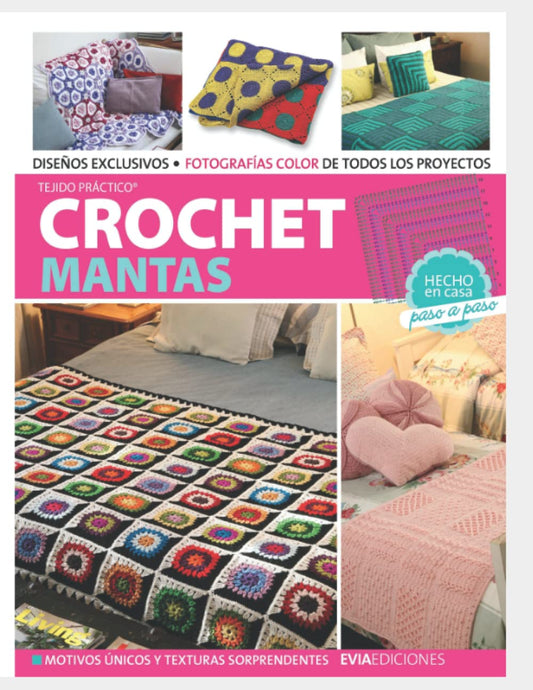 CROCHET MANTAS: motivos únicos y texturas sorprendentes (Tejido de Mantas) (Spanish Edition) - 5859