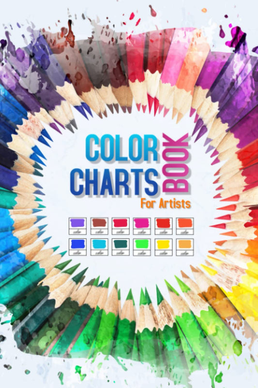 Color Charts Book for Artists: Perfect organizer book for designers, artists, art school students and graphic designers... With more than 2000 swatch boxes for your colored pens, pencils and markers. - 239