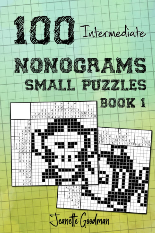 100 Intermediate Nonograms - Small Puzzles - Book 1 - 2784