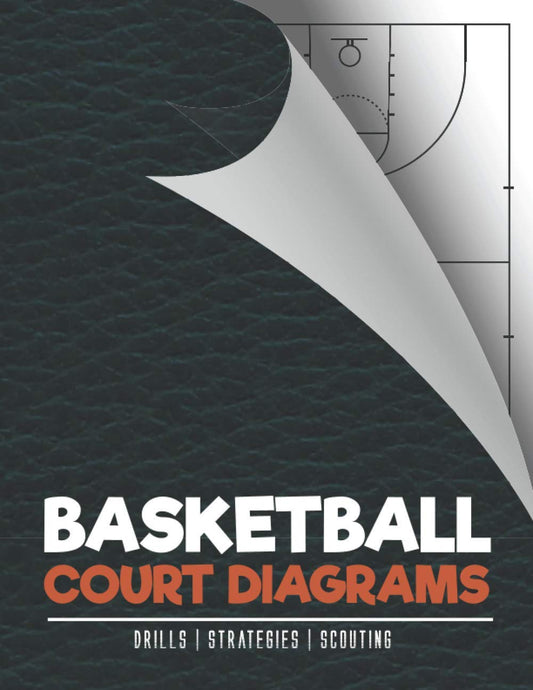 basketball drills plays and strategies: Blank Basketball Court Diagrams Notebook, Scouting, drills plays and strategies coaching planner (Coach Playbook Essentials) - 9618