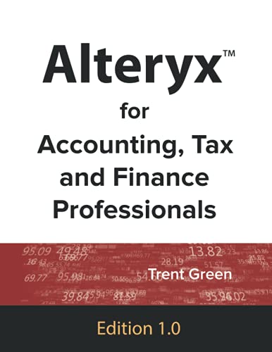 Alteryx for Accounting, Tax and Finance Professionals - 4552