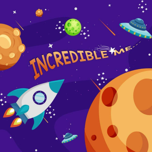 Incredible Me | Foster Child Lifebook: Keepsake Fill-In Memory Book for Children in Foster Care or Foster to Adopt | Space Galaxy Astronaut Theme - 3488