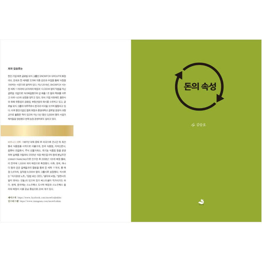 돈의 속성 Property of money 최상위 부자가 말하는 돈에 대한 모든 것 김승호 Korean Book - 4277