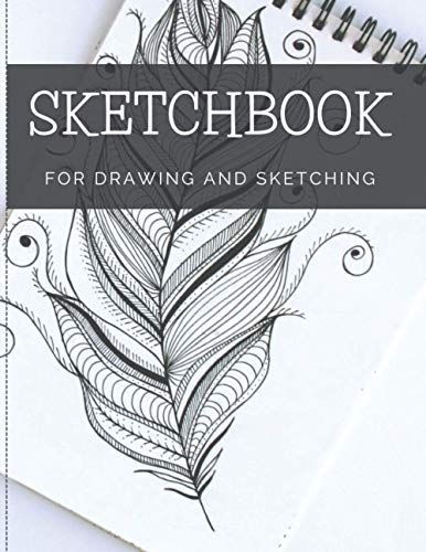 Sketchbook For Drawing And Sketching: 100 Blank Pages, Artist Sketch Pad, Durable Acid Free Drawing Paper, Ideal for Kids & Adults, White, 8' x 11.5' - 3516
