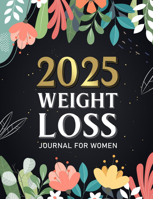 Weight Loss Journal for Women: Cute Food and Fitness Journal for Women | Motivational Diet and Exercise Planner | Daily Workout Program for Women - 2203