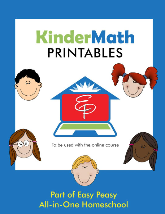 KinderMath Printables: Part of Easy Peasy All-in-One Homeschool - 5219