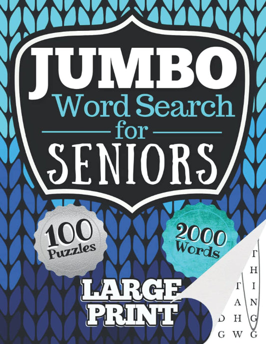 Jumbo Word Search for Seniors: Word Find Puzzles for Elderly & Older Adults with Big Print - 816
