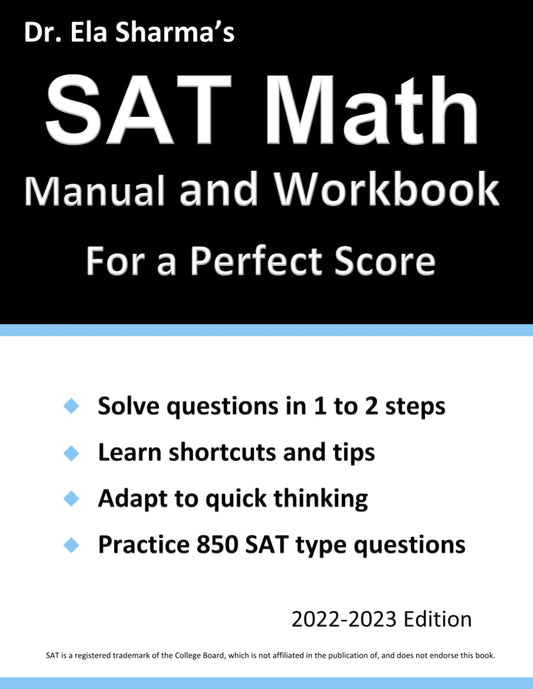 SAT Math Manual and Workbook: For the New SAT - 9712