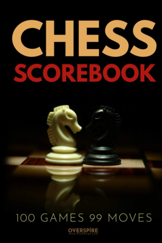 Chess Scorebook: 100 Game Chess Score Notebook | Move Recorder Log | Track Your Chess Matches Score Pad (Chess Tournament Log) - 3832