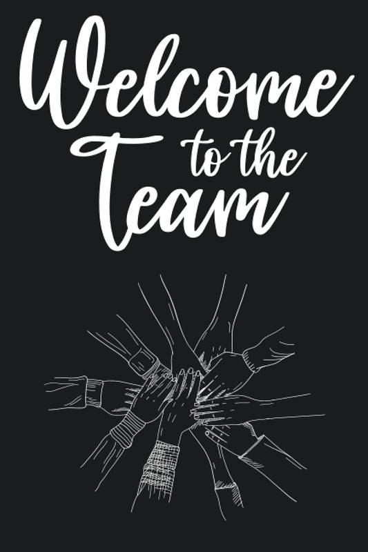 Welcome To The Team: Lined blank notebook for new employee coworker, Lined Journal for coworker teammate, staff members - 7130