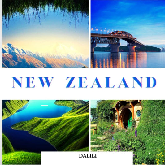 New Zealand: A Beautiful Travel Photography Coffee Table Picture Book with words of the Country in Oceania|100 Cute Images - 8354