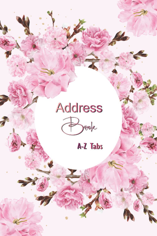 Address Book: Address Book with Alphabetical Tabs. more than 300 Entry Spaces. Organizer and Keeper Logbook for Names, Addresses, Phones, Emails, Birthdays, …) Pretty Roses Cover Design ! - 343