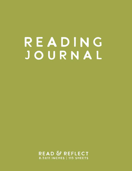 Reading Journal: Light Green Softcover Book Tracker by schoolnest