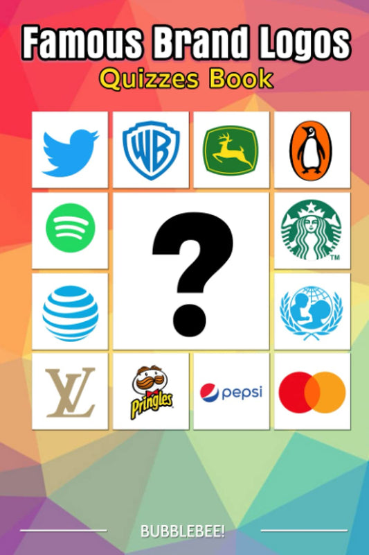 Bubblebee! - Famous Brand Logos Quizzes Book: Try To Guess The Famous Brands Based On Their Logos Challenge - 5420