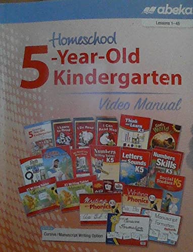Homeschool 5-Year-Old Kindergarten Video Manual (Abeka)