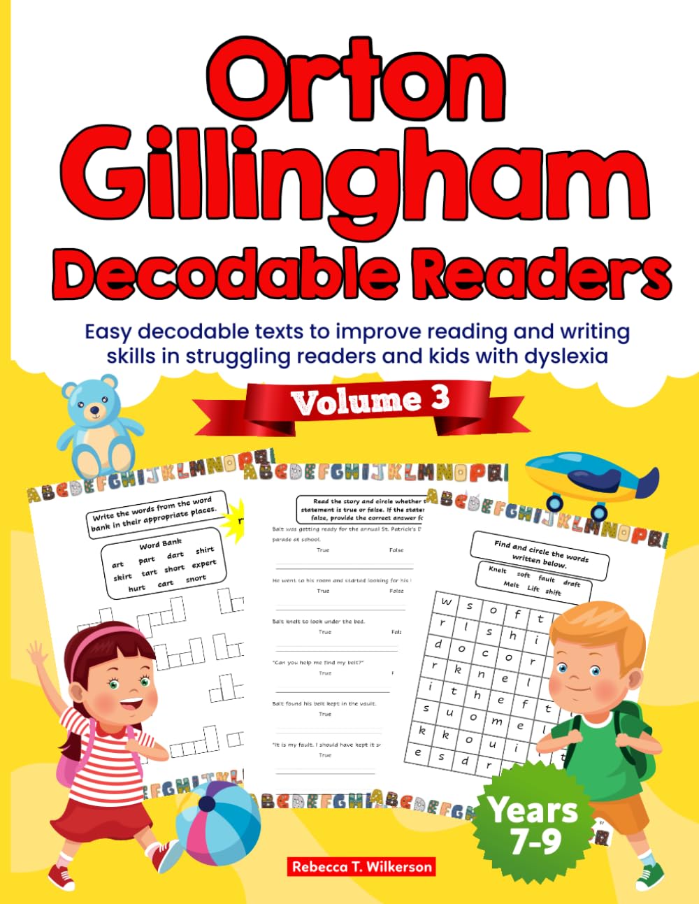 Orton Gillingham Decodable Readers. Easy decodable texts to improve reading and writing skills in struggling readers and kids with dyslexia. Volume 3 - 5037