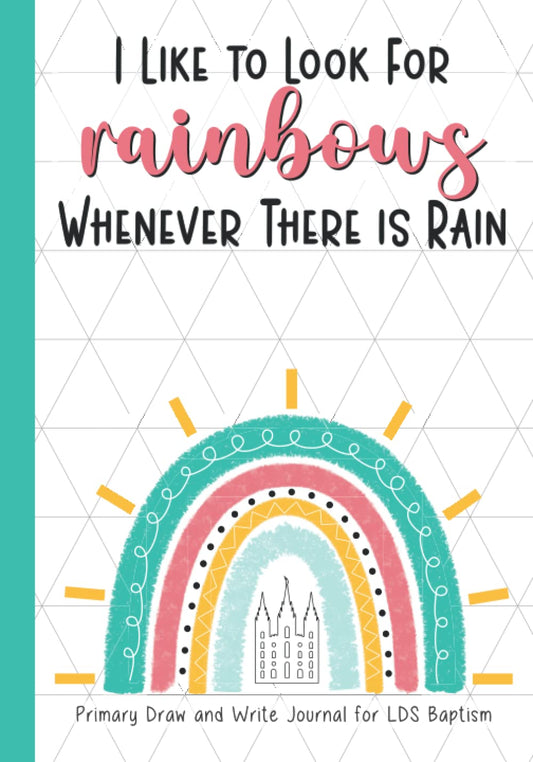 LDS Baptism Journal: Sketch Journal for LDS Girls - 6714