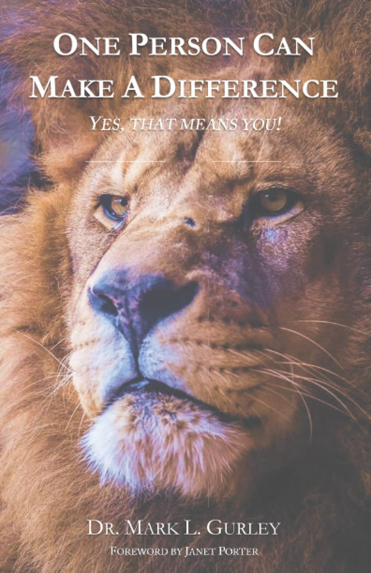 One Person Can Make A Difference: Yes, that means you! - 3374