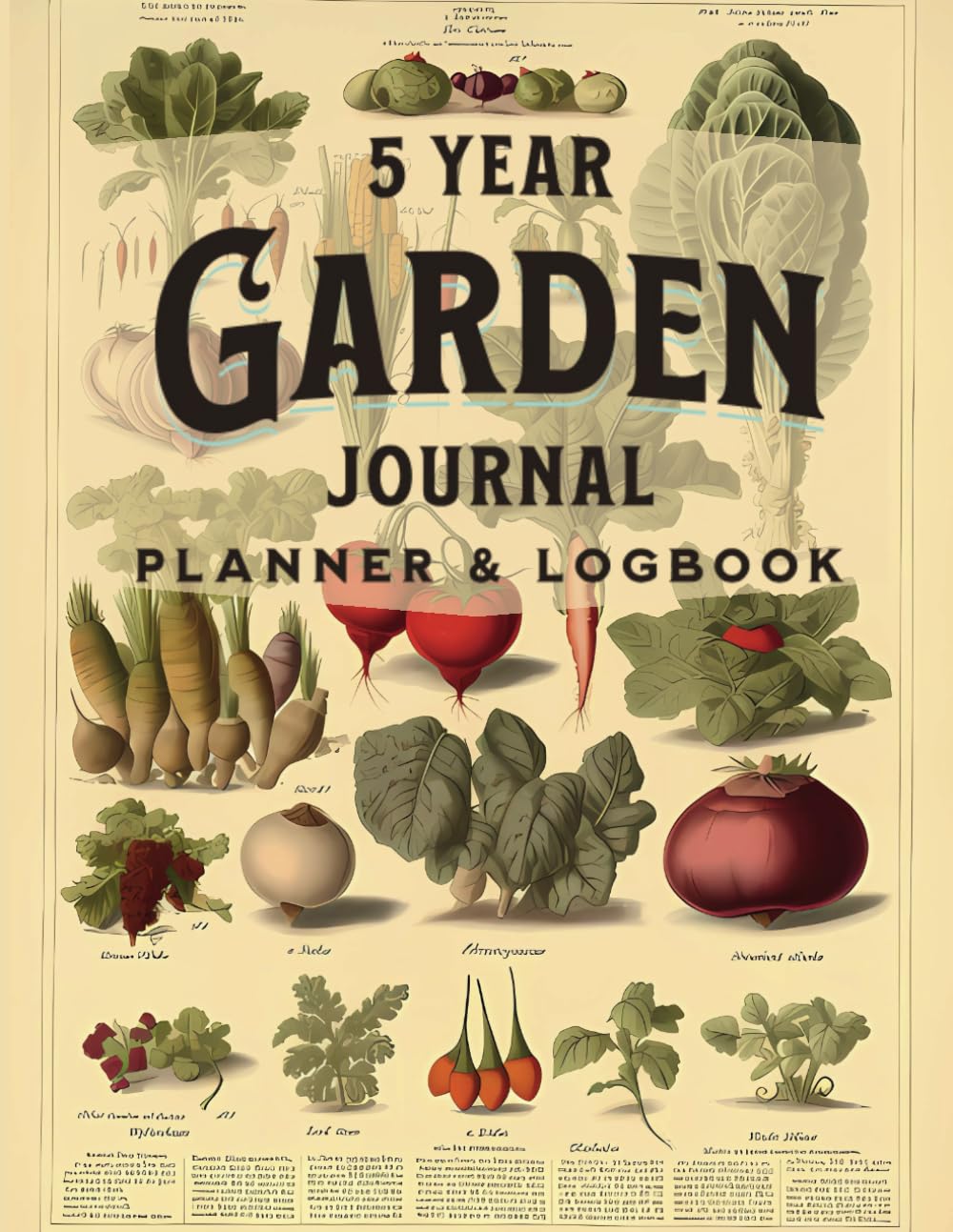 5 Year Garden Journal Planner & Logbook: Gardener's Logbook, Notebook, and Organizer | Family Garden Planner | Garden Planner and Record Keeper - 7237