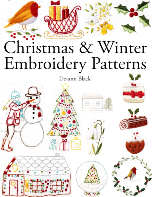 Christmas & Winter Embroidery Patterns (De-ann Black Embroidery Patterns) - 364