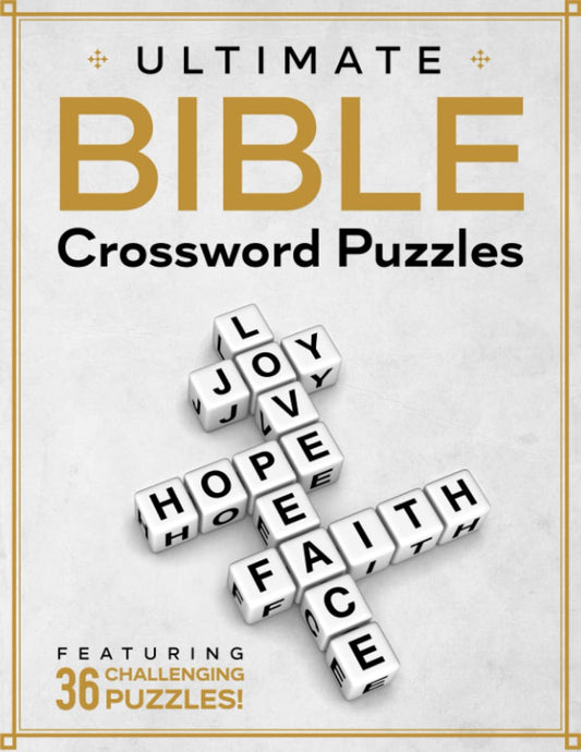 Ultimate Bible Crossword Puzzles: 36 hard and challenging puzzles! - 1378