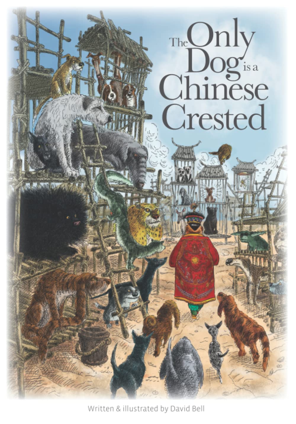 The Only Dog is a Chinese Crested