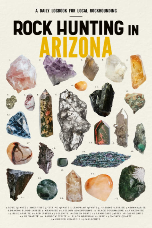 Rock Hunting in Arizona: Rock Collecting Log Book for Local Backyard Geology Lovers | A Practical Journal for Rock Hunting, Gathering & Cataloguing Rocks and Minerals - 4731