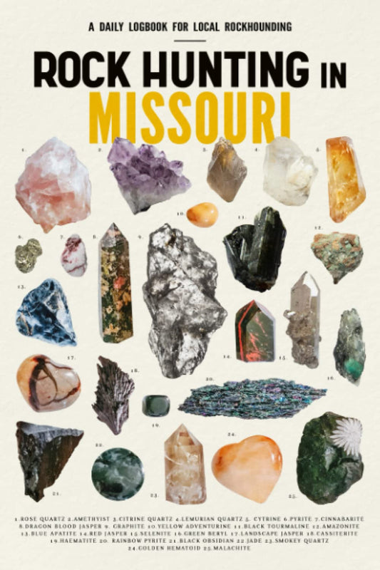 Rock Hunting in Missouri: Rock Collecting Log Book for Local Backyard Geology Lovers | A Practical Journal for Rock Hunting, Gathering & Cataloguing Rocks and Minerals - 8198