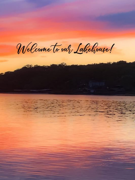 Welcome to our Lakehouse: Guest book for AirBNB VRBO Lakehouse Vacation Homes