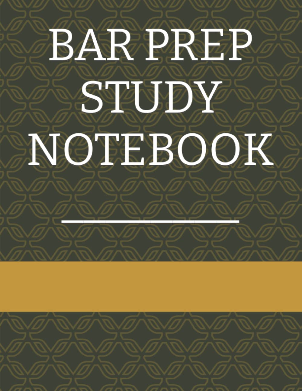 BAR PREP STUDY NOTEBOOK ________: Notetaking made easy
