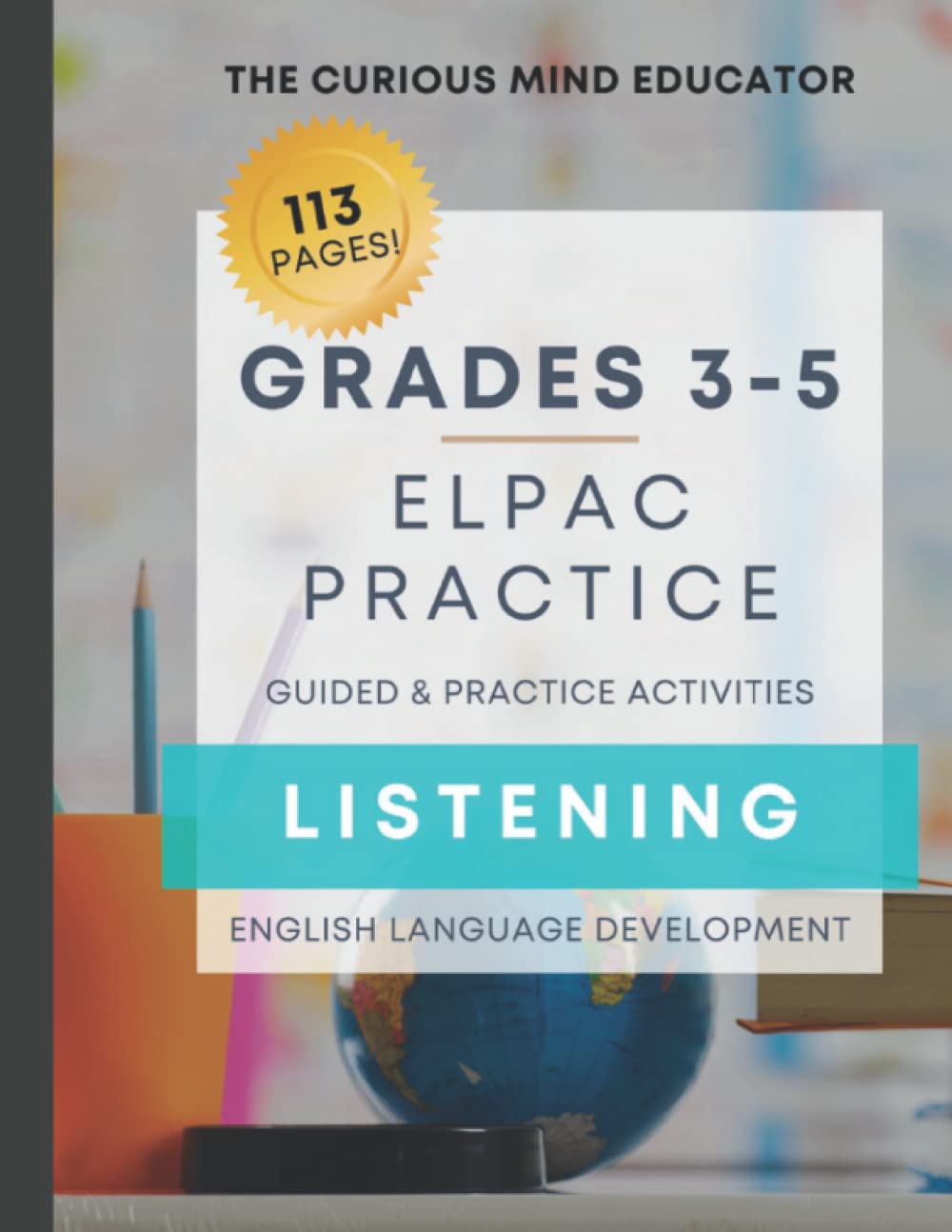 ELPAC/ELD LISTENING Practice Book: 3rd-5th Grade - 2503